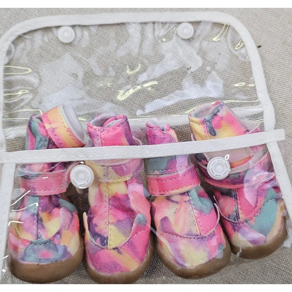 Michaels Unicorn Pet Costume Small White Pink Rainbow Wings Booties Set 550229